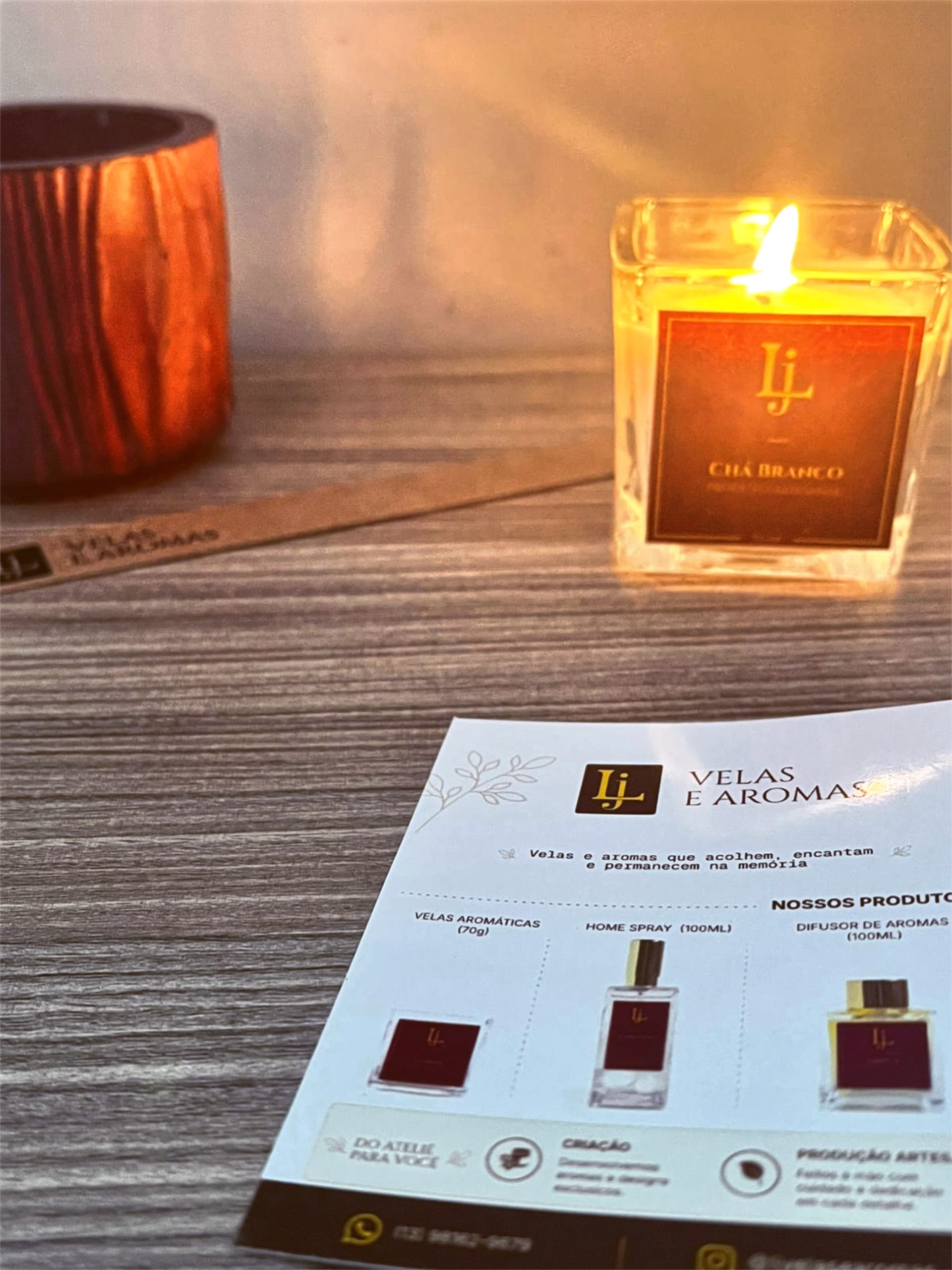 Vela artesanal LJ Velas & Aromas